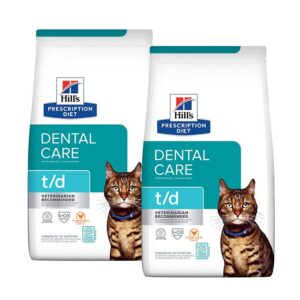 T/D Dental Care Adult Cat Food 3kg x 2