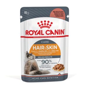 Care Hair & Skin Gravy Cat Food Pouch 85g x 12