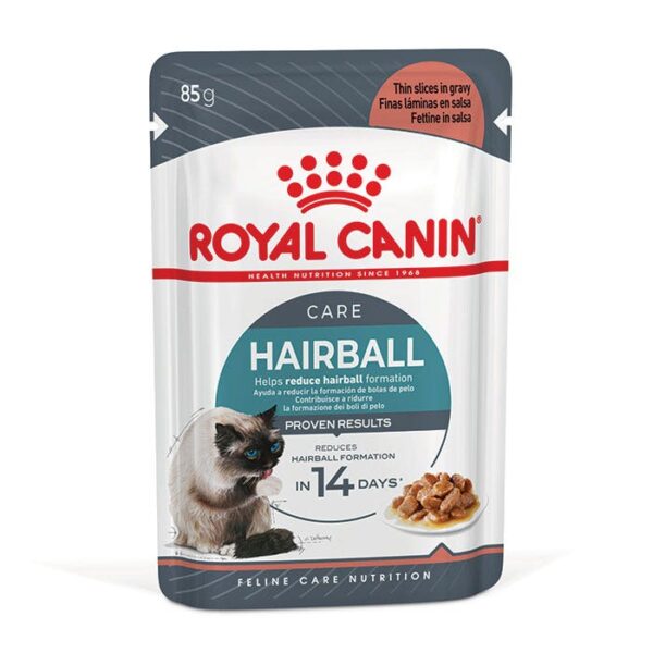 Care Hairball Gravy Adult Cat Food Pouch 85g x 12 - Image 2