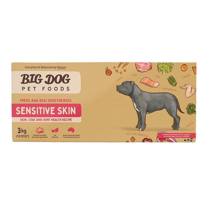 Barf Sensitive Skin Dog Patties 3kg
