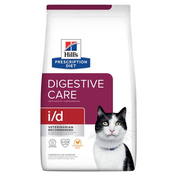 I/D Digestive Care Adult Cat Food 1.8kg x 2 - Image 2