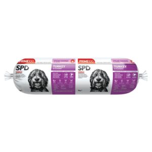 SPD Turkey & Flaxseed Roll Dog Food 2kg