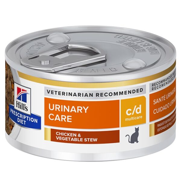 C/D Urinary Multicare Chicken Cat Wet Food Can 82g x 24 - Image 7