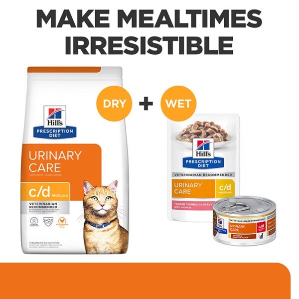 C/D Urinary Multicare Chicken Cat Wet Food Can 82g x 24 - Image 5