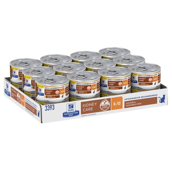 K/D Kidney Care Chicken Cat Wet Food Can 82g x 24 - Image 2