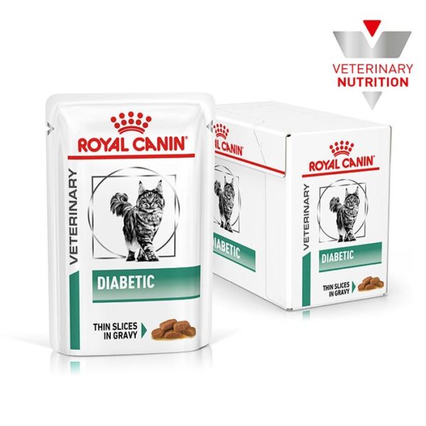 Diabetic Adult Cat Wet Food Pouch 85g x 12 - Image 5