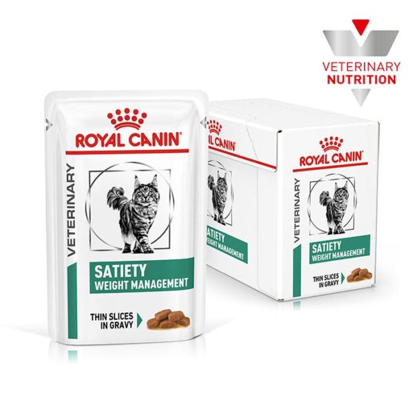 Satiety Weight Management Cat Wet Food Pouch 85g x 12 - Image 7