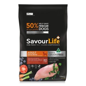 Grain Free Small Breed Adult Dog Food 2.5kg