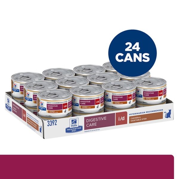 I/D Digestive Care Chicken Cat Wet Food Can 82g x 24 - Image 3