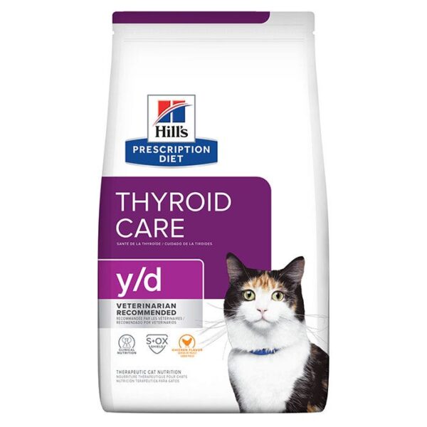 Y/D Thyroid Care Adult Cat Food 1.8kg - Image 2