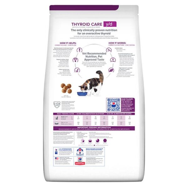 Y/D Thyroid Care Adult Cat Food 1.8kg - Image 3