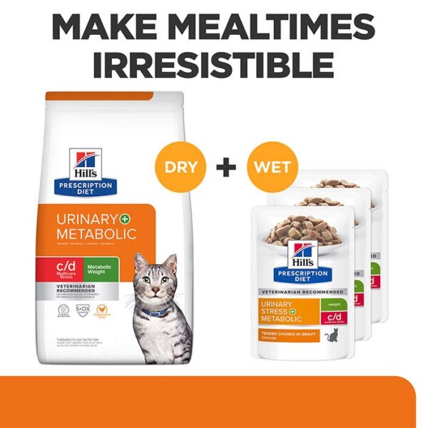 Urinary & Metabolic Stress Adult Dry Cat Food 2.88kg - Image 10