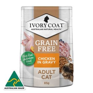 Grain Free Chicken Gravy Adult Cat Pouch 85g x 48