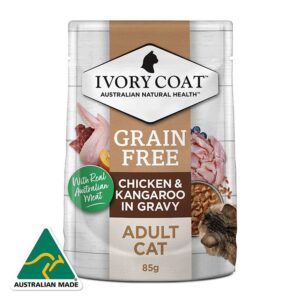 Grain Free Chicken & Roo Adult Cat Pouch 85g x 48