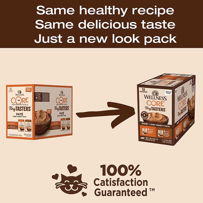 Tiny Tasters Land VP Adlt Cat Food 50g x 12 - Image 6