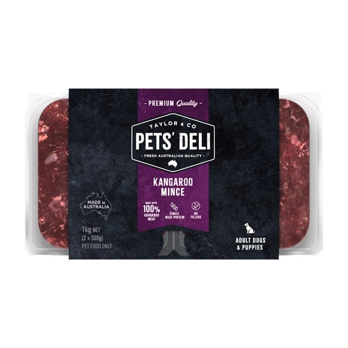 Premium Kangaroo Fresh Dog Mince 1kg