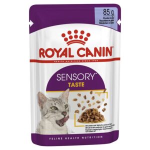 Sensory Taste Jelly Adult Cat Food Pouches 85g 12pk