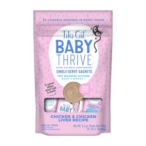 Thrive Chicken & Chicken Liver Kitten Food Sachets 8g x 20