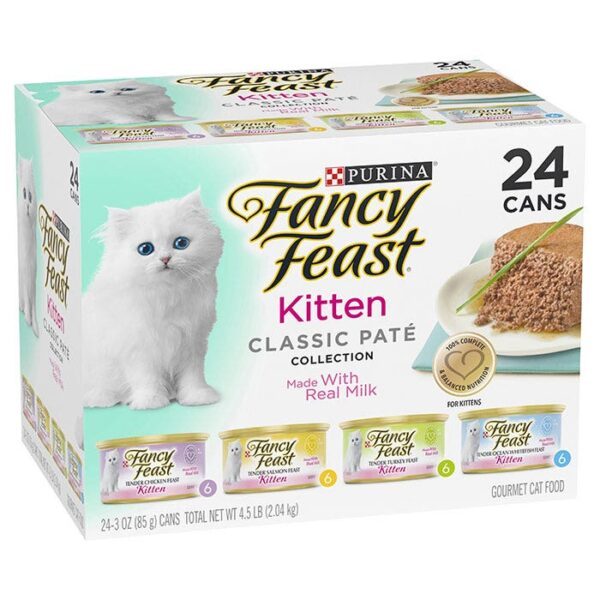 Classic Pate Variety Pack Kitten Food 85g-24PK - Image 2