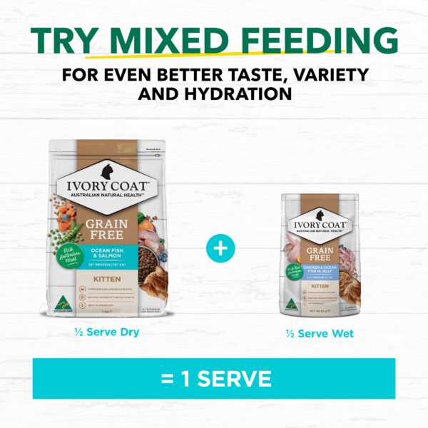 Grain Free Ocean Fish & Salmon Kitten Food 2kg x 2 - Image 12