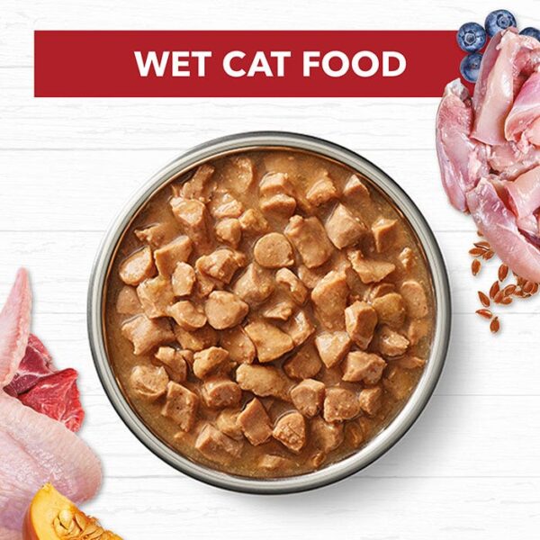 Grain Free Chicken Beef & Lamb Adult Cat Food Pouch 85g x 48 - Image 2