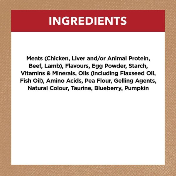 Grain Free Chicken Beef & Lamb Adult Cat Food Pouch 85g x 48 - Image 5