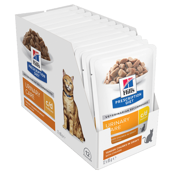 C/D Urinary Multicare Chicken Cat Wet Food Pouch 85g x 12 - Image 6