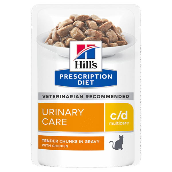 C/D Urinary Multicare Chicken Cat Wet Food Pouch 85g x 12 - Image 9