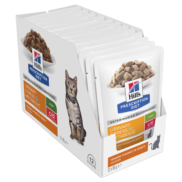C/D Urinary Stress & Metabolic Cat Wet Food 85g x 12 - Image 4