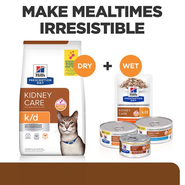 K/D Kidney Care Chicken Cat Wet Food Pouch 85g x 12 - Image 9