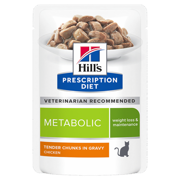 Metabolic Weight Loss & Maintenance Cat Wet Food Pouch 85g x 12 - Image 2
