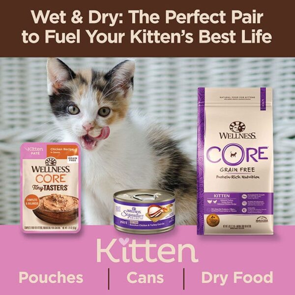 Tiny Tasters Chicken Pate Kitten Pouch 50g x 12 - Image 6