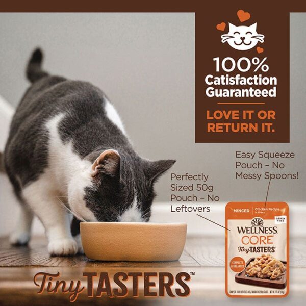 Tiny Tasters Chicken in Gravy Cat Pouch 50g x 12 - Image 2
