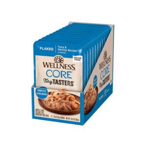 Tiny Tasters Tuna Shrimp Broth Cat Pouch 50g x 12