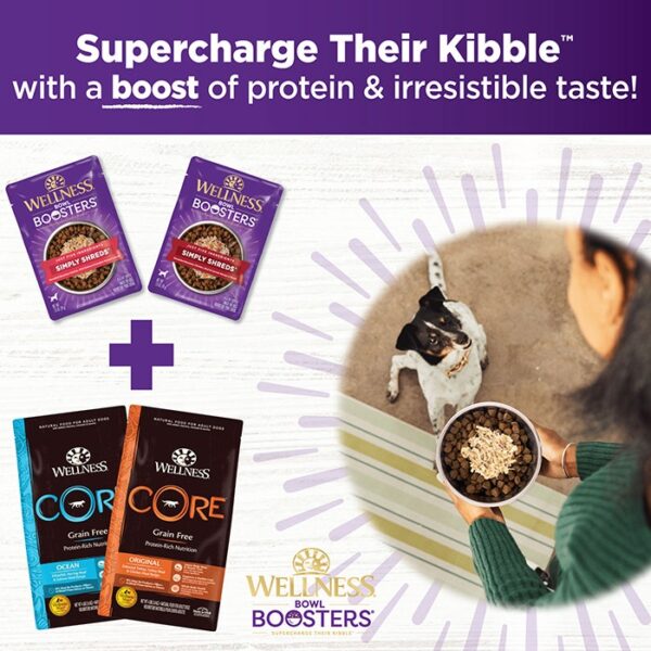 Simply Shreds Booster Variety Dog Pouch 79g-12pk - Image 7