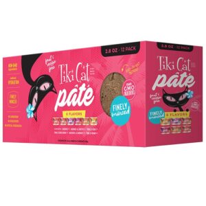 Variety Pack Grill Pate Adult Cat Food Can 80g-12PK