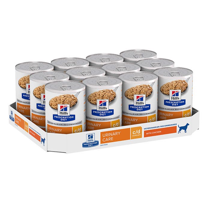 C/D Urinary Multicare Chicken Dog Wet Food Can 370g x 12 - Image 8