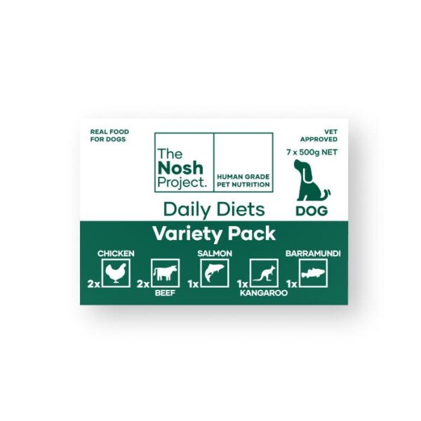 Adult Variety Pack Dog Meal 500g x 7