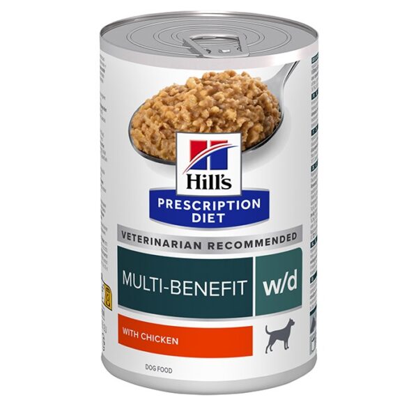 W/D Multi Benefit Chicken Dog Wet Food Can 370g x 12 - Image 3