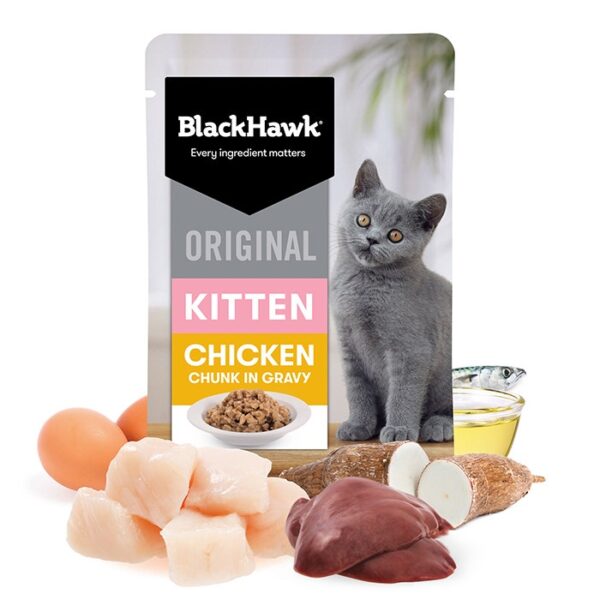 Original Chicken Gravy Kitten Pouch 85g x 12 - Image 6
