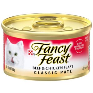 Beef & Chicken Pate Cat Food Can 85gx24