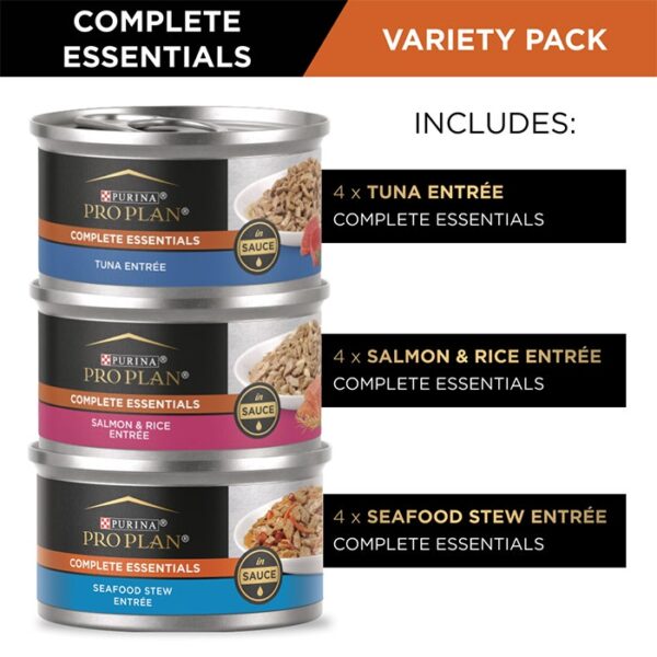 Variety Pack Seafood Adult Cat Food Can 85g x 12PK - Image 4