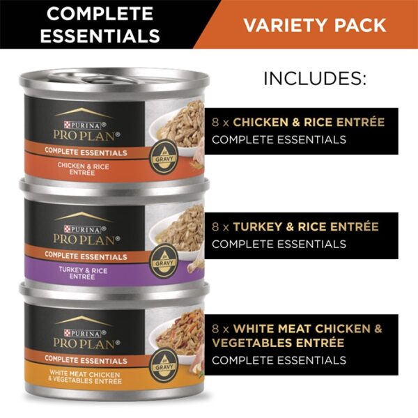 Variety Pack Poultry Faves Adult Cat Food Can 85g-24PK - Image 4