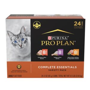 Variety Pack Poultry Faves Adult Cat Food Can 85g-24PK
