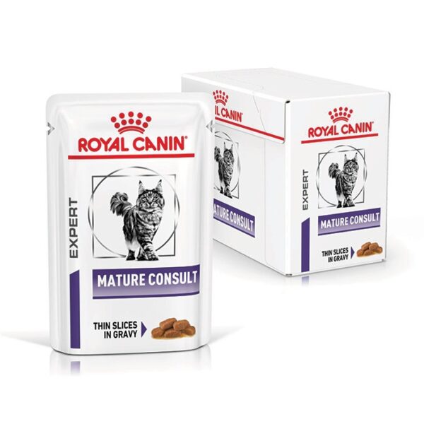 Consult Mature Cat Wet Food Pouch 85g x 12 - Image 2