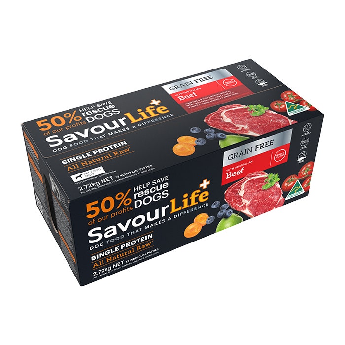 Beef Raw Adult Dog Food 2.72kg - Image 2