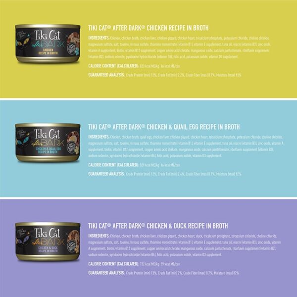 Variety Pack After Dark Whole Foods Cat Food Can 80g-18PK - Image 4