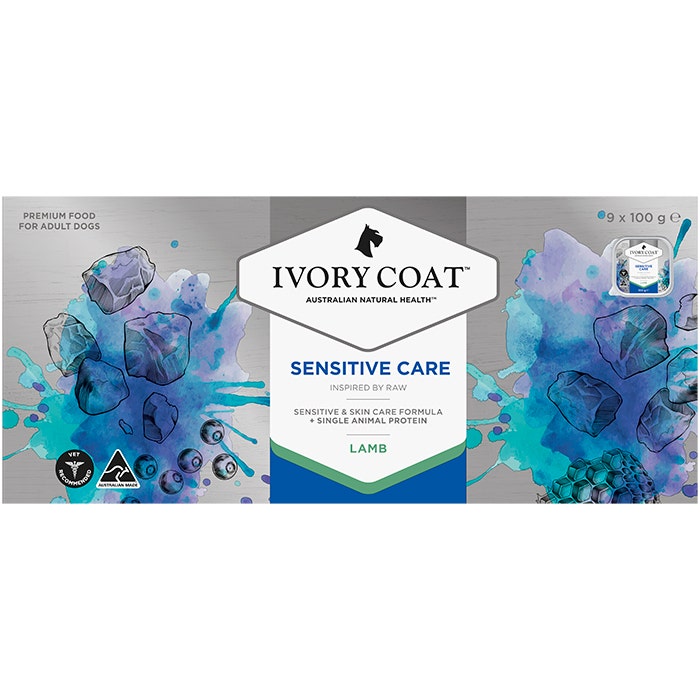 Raw Health Sensitive Adult Dog Food Pouch 100g x 9