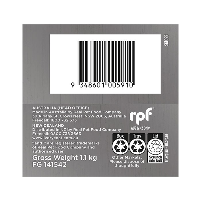 Raw Health Sensitive Adult Dog Food Pouch 100g x 9 - Image 12