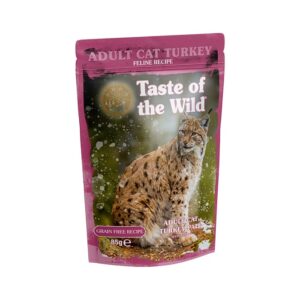Turkey with Chicken Pate Wet Cat Food Pouch 85g x 12